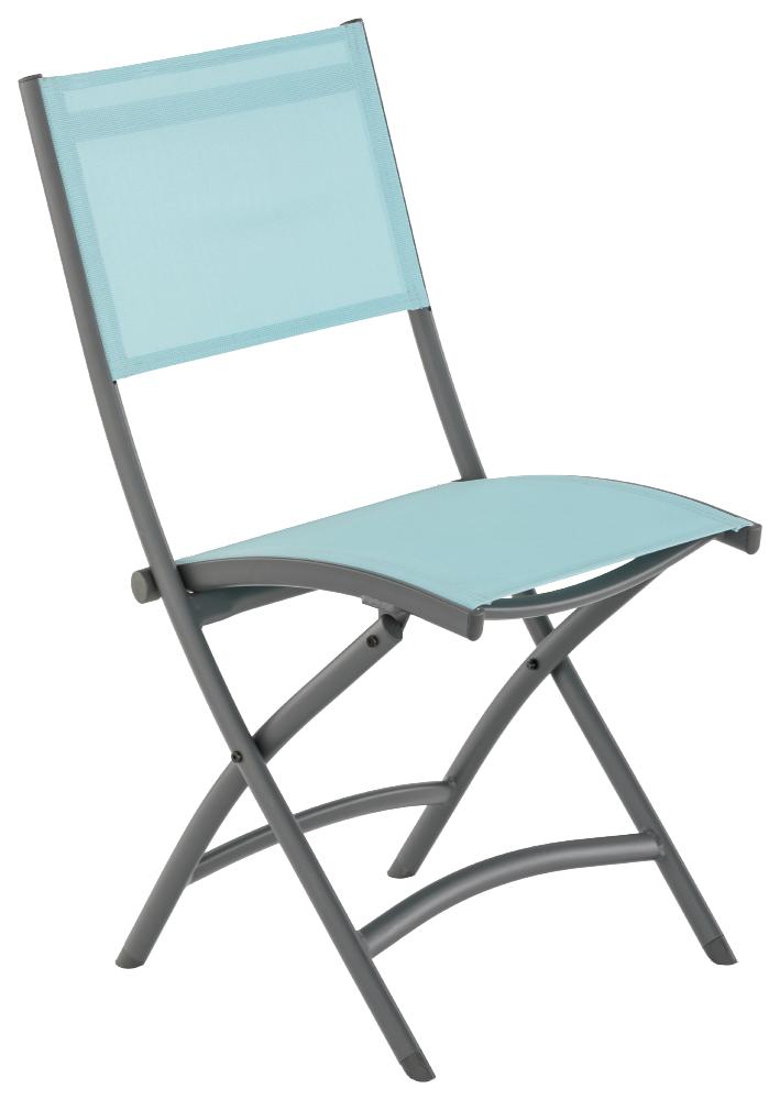 Chaise pliante Pop alu/tixline 46x60x89cm Island PLICOSA - INVENTIV