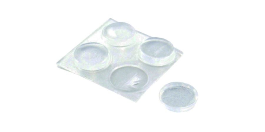 Set de 25 butées amortisseur Ø8 mm transparent - INVENTIV