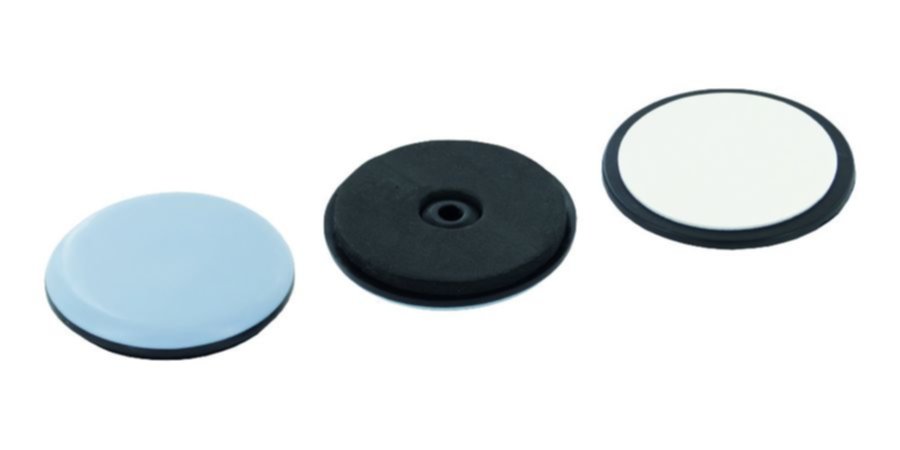 Set de 4 patins glisseurs Ø64 mm PTFE gris - INVENTIV