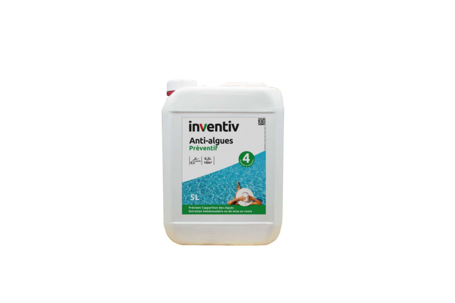 Liquide anti-algues préventif 5 L - INVENTIV