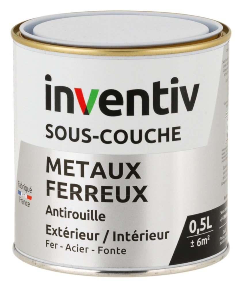 Sous-couche métaux ferreux 0,5 L - INVENTIV