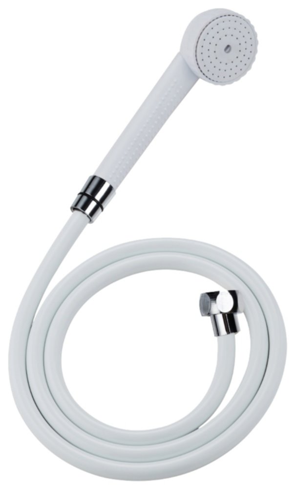 Duo douchette 1 jet 1,5 m Uno PVC blanc - 1ER