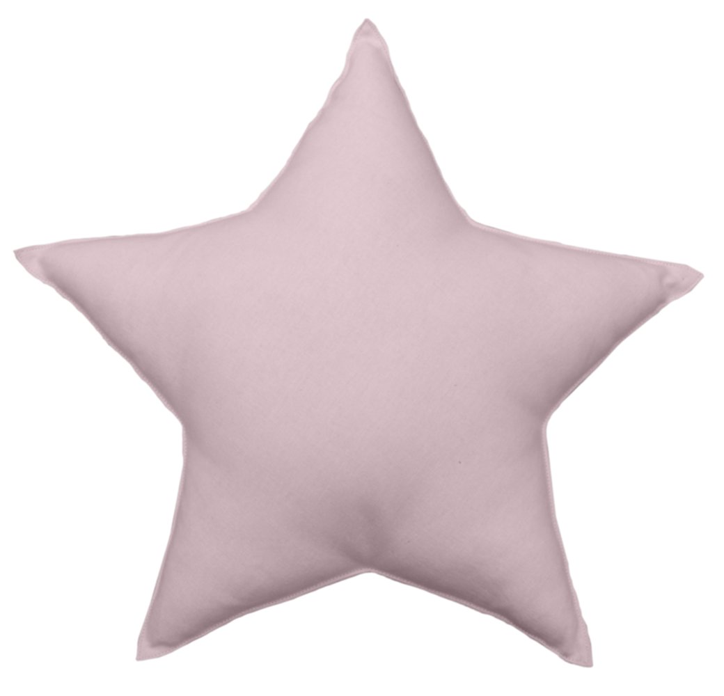 Coussin décoratif Étoile 40 x 40 cm rose - DECOSTARS