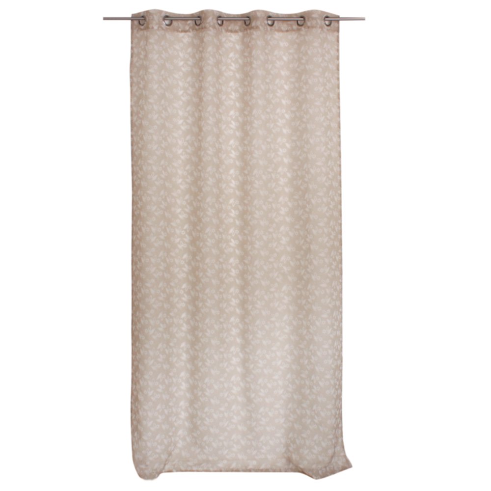 Voilage Gypsy imprimé 140 x 240 cm naturel - DECOSTARS