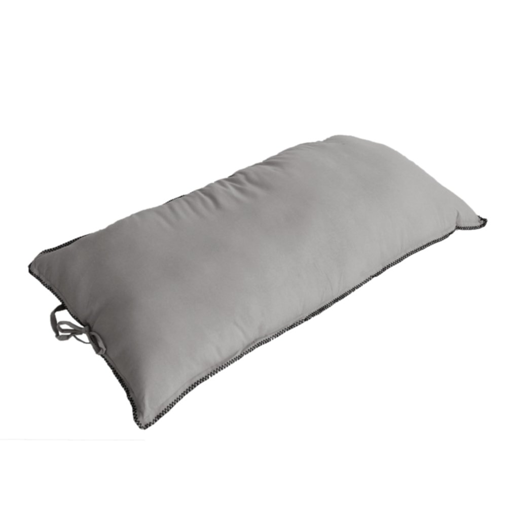 Coussin matelas Copacabana 120 x 60 cm gris - DECOSTARS