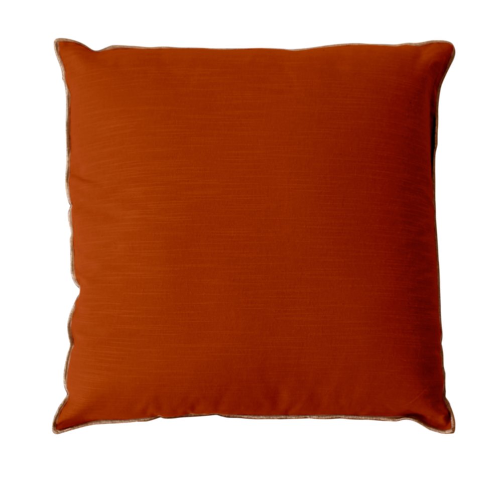 Coussin déhoussable Vegetalis 40 x 40 cm terracotta - DECOSTARS