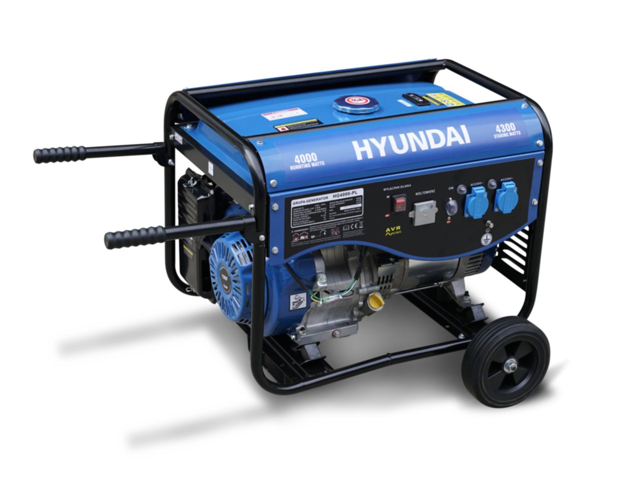 Groupe électrogène essence de chantier 4300 W - HYUNDAI