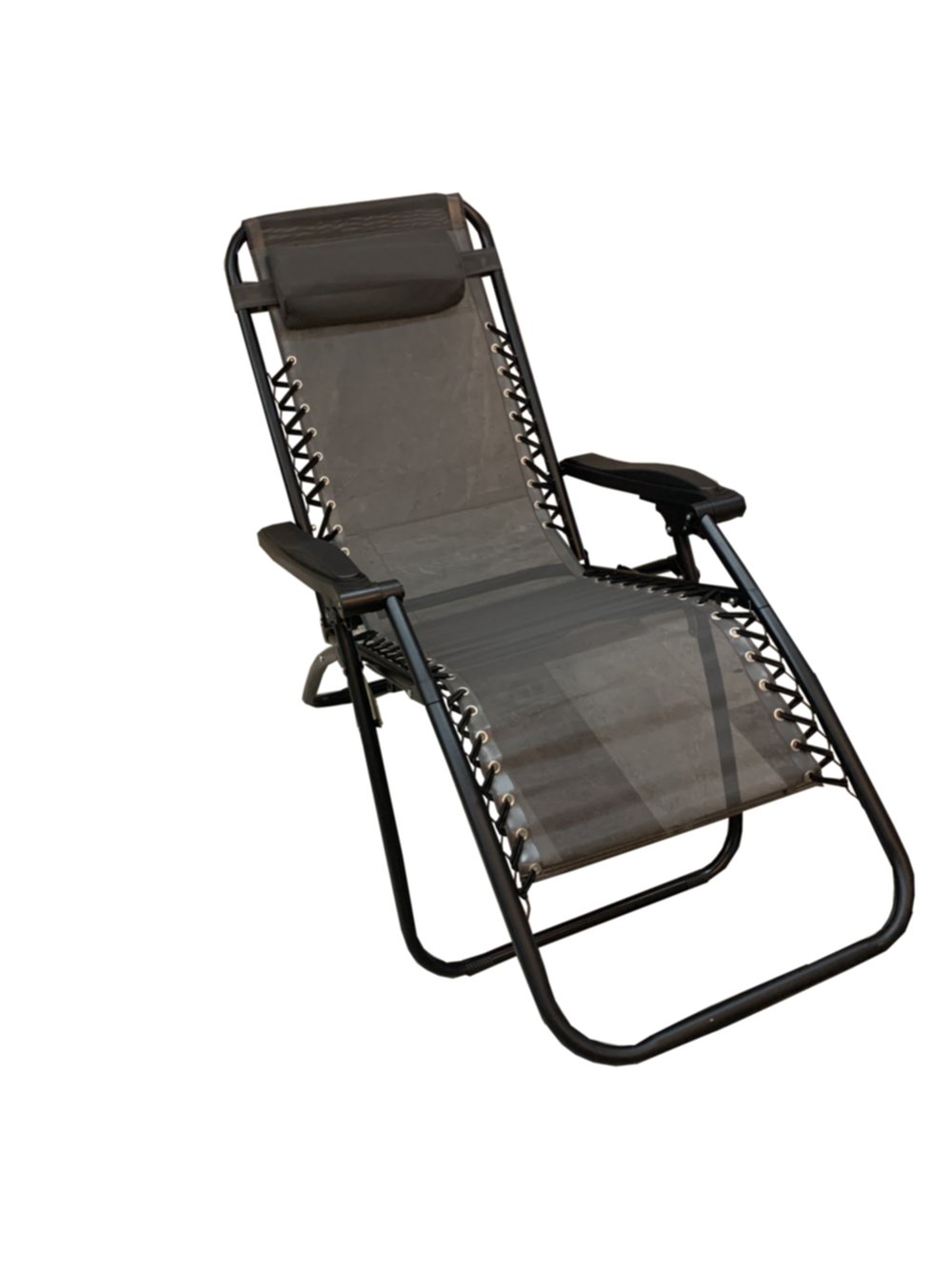 Chaise pliante multiposition Siesto 108x109x67cm gris - CIDDECO