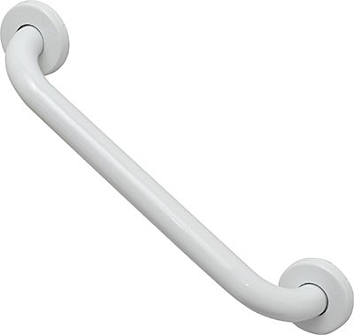 Barre droite de redressement en acier inoxydable 30 cm - blanc