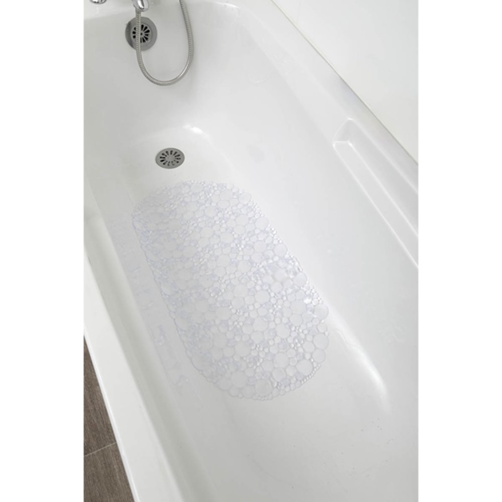 Fond de baignoire PVC bulles 69 x 36 cm transparent - TENDANCE