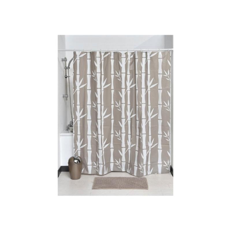 Rideau de douche PEVA 180 x 180 cm blanc Bahia - TENDANCE