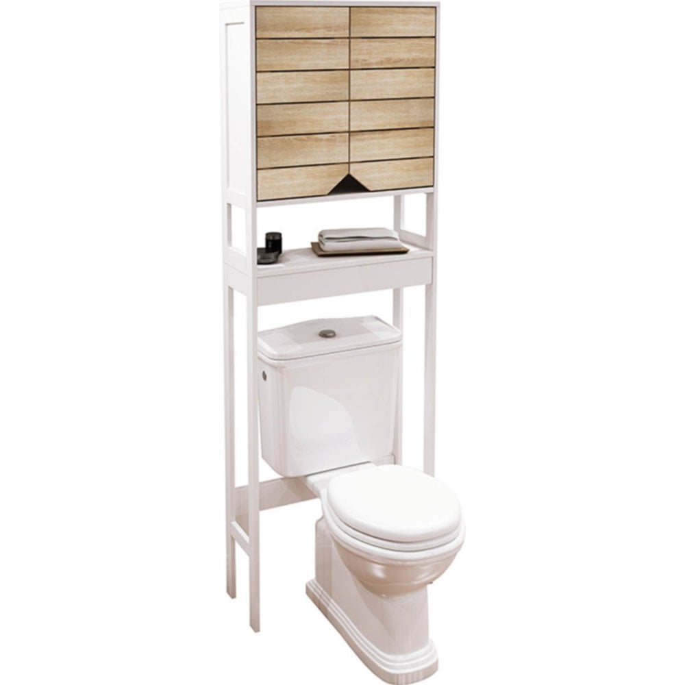 Meuble dessus de WC 2 portes MDF Tokyo - TENDANCE