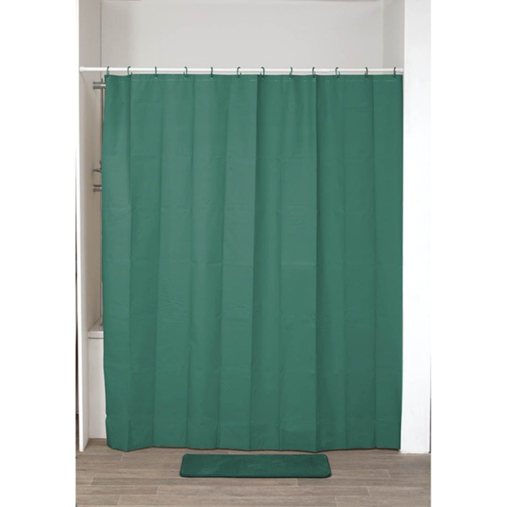 Rideau de douche peva 180 x 200 cm vert - TENDANCE