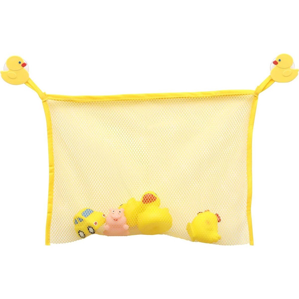 Filet à jouets polyester sur ventouses déco canard Enfantine