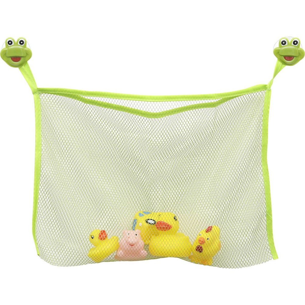 Filet à jouets polyester sur ventouses déco grenouille Enfantine