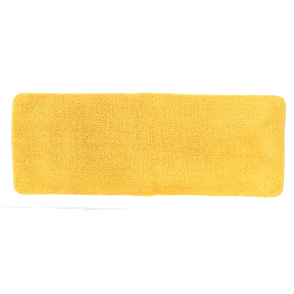 Tapis microfibre double vasque 45 x 120 cm jaune - TENDANCE