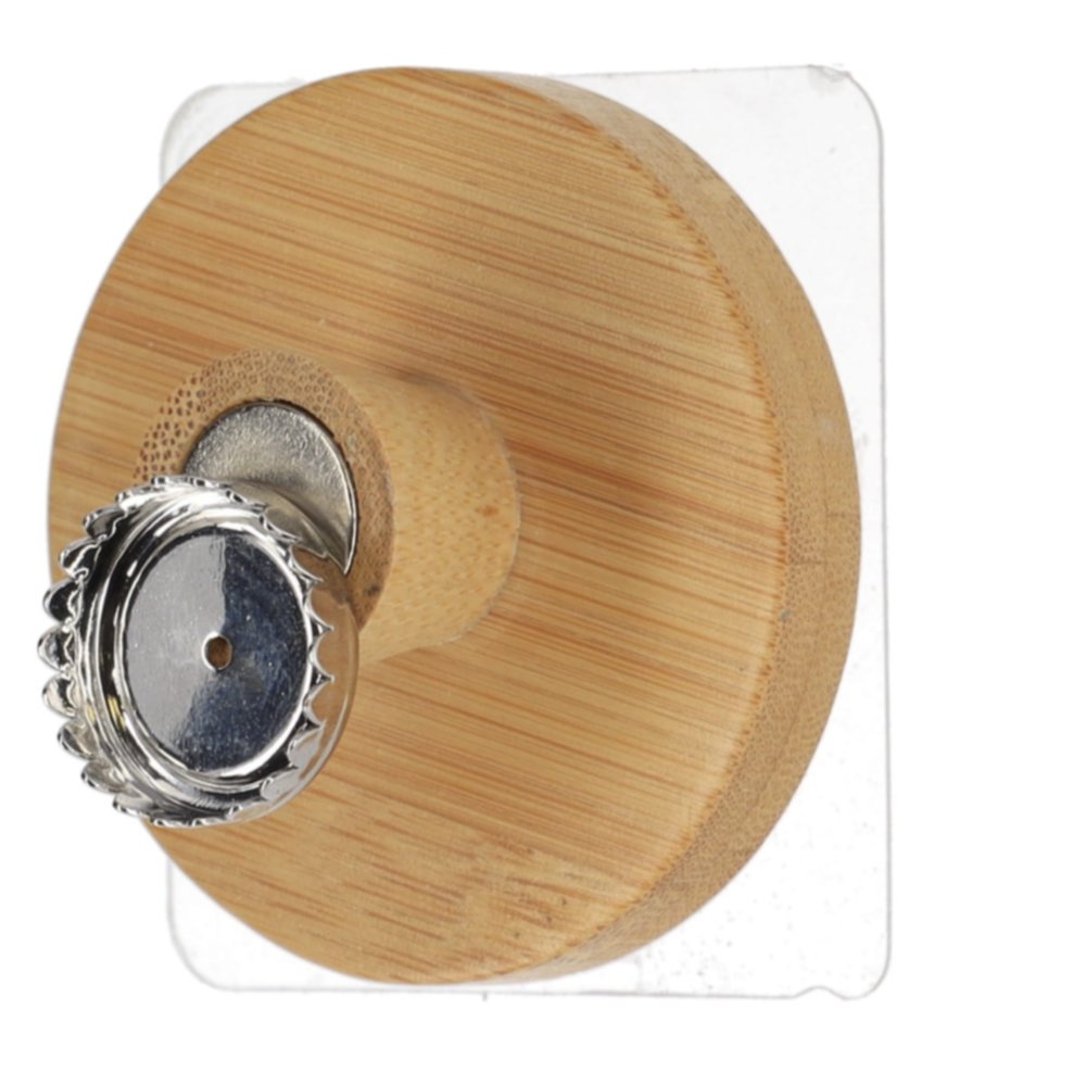 Porte savon magnétique sticker métal/bambou - TENDANCE