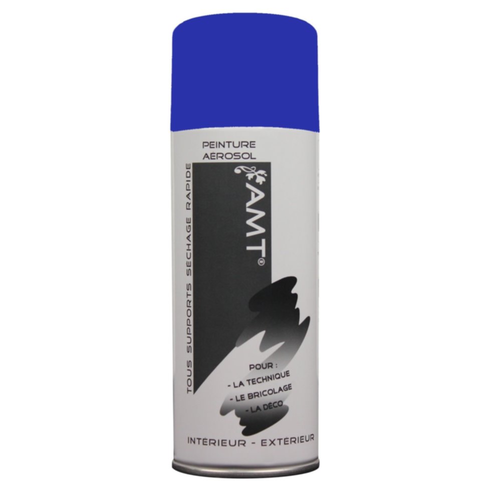 Peinture aérosol Les mots bleus mat 330 mL - AMT