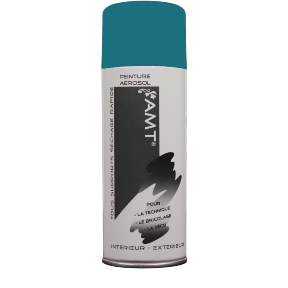 Peinture aérosol bleu canard mat 330 mL - AMT