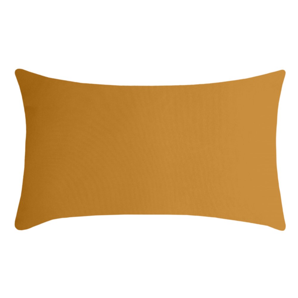 Coussin polyester Nelson 30 x 50 cm jaune curry - LOVELY CASA