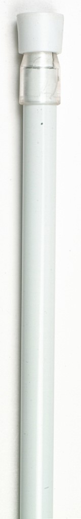 Tringle autobloquante ronde 40 x 60 cm - blanc