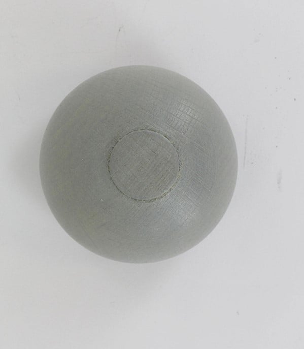 Lot de 2 embouts boules ⌀ 28 - gris