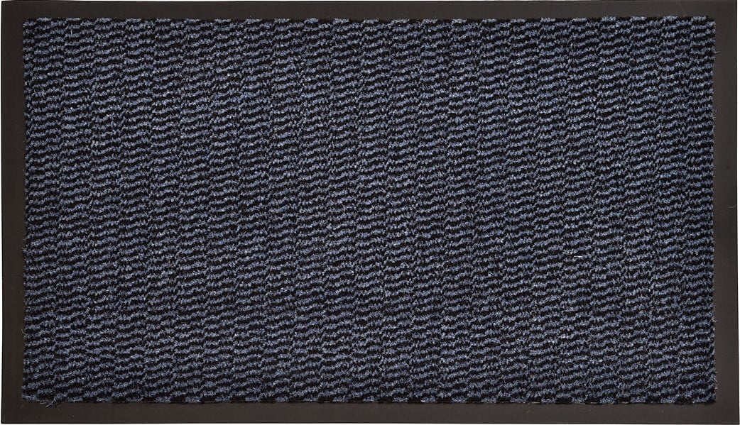 Tapis Lisa polypro/PVC bleu - 80 x 60