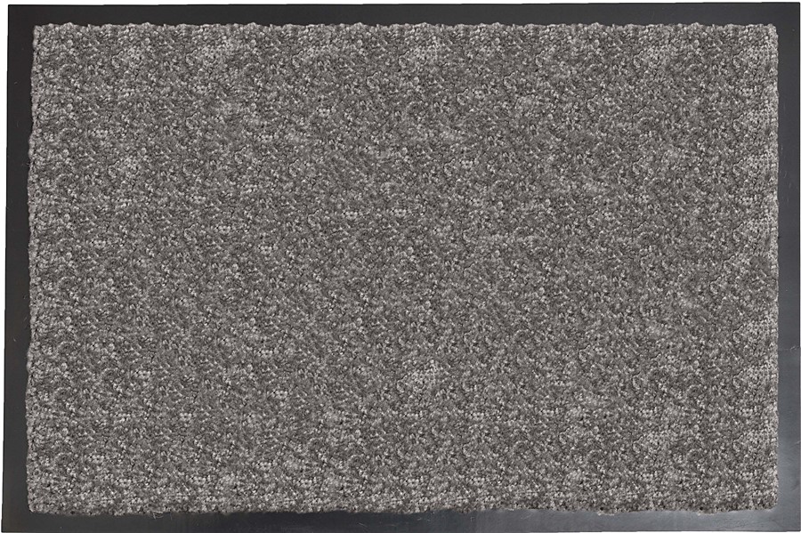 Tapis baptiste polyamide/pvc taupe - 60 x 40 