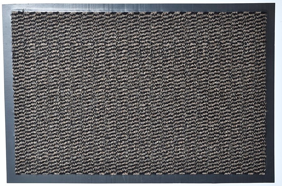 Tapis Lisa polypro/PVC taupe - 60 x 40