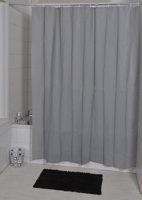 Rideau de douche peva 180 x 200 cm - gris