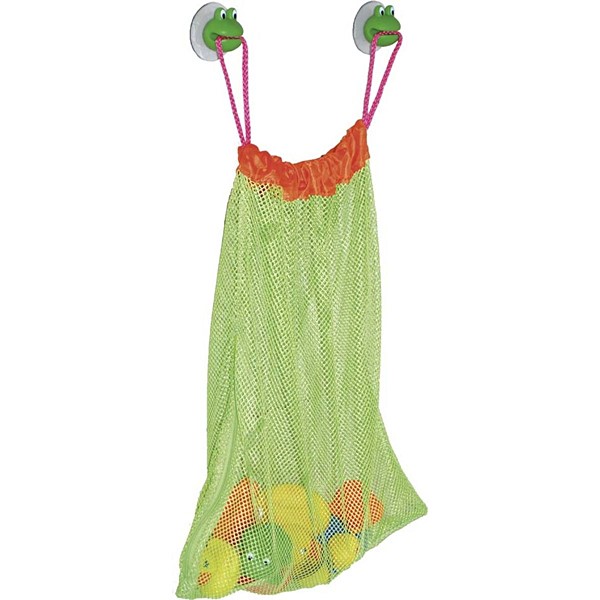 Filet à jouets sur ventouses grand modèle déco grenouille - enfantine