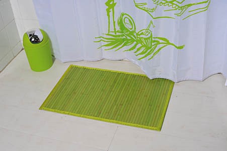 Tapis bambou 50 x 80 cm - vert