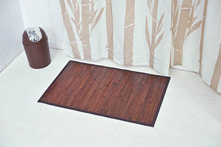 Tapis bambou 50 x 80 cm - marron