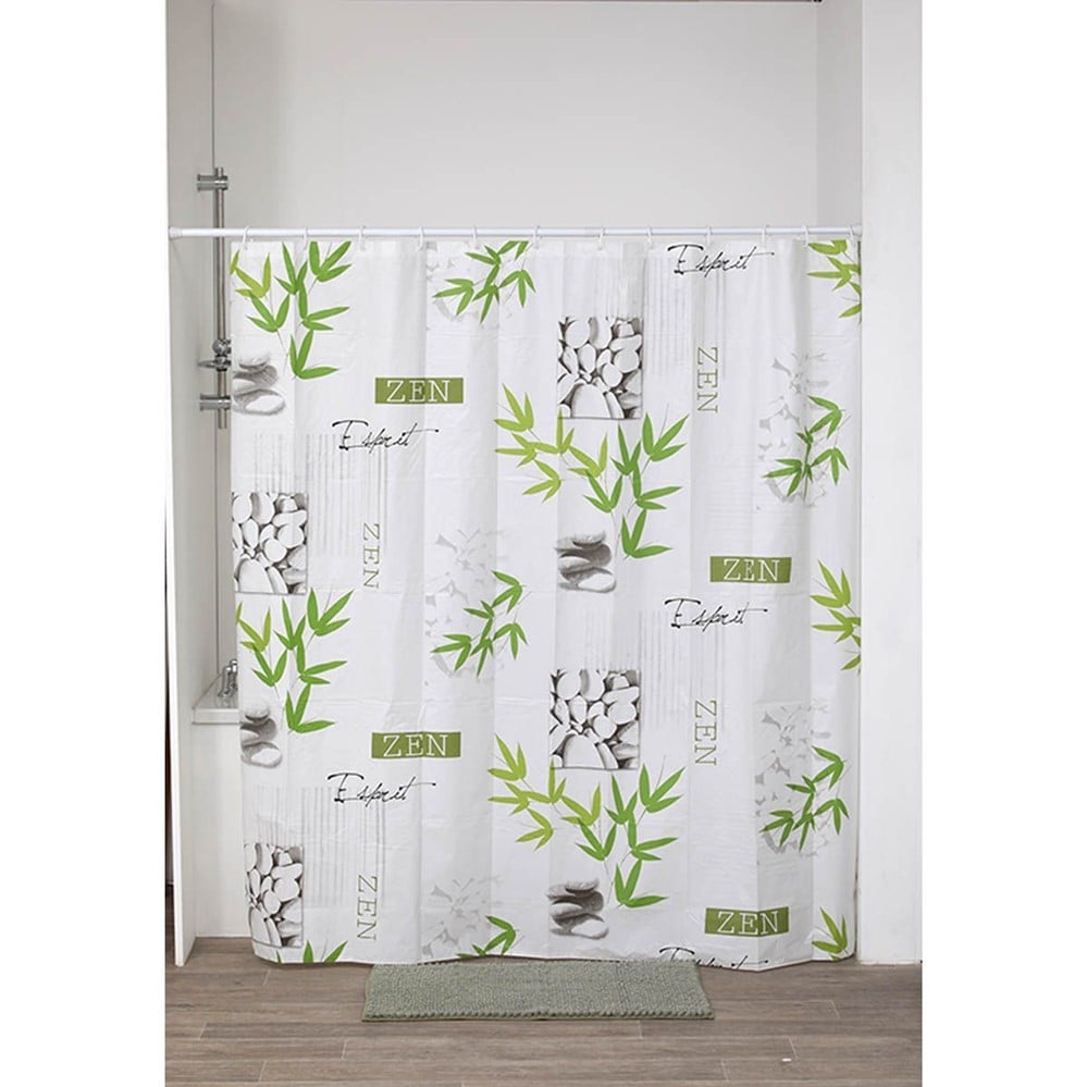 Rideau de douche Peva 180 x 180 cm blanc Intemporelle - TENDANCE