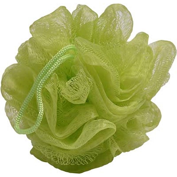 Fleur de bain polyéthylène vert - TENDANCE