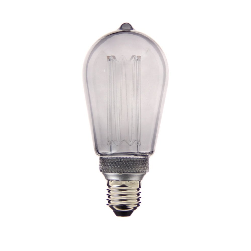 Ampoule led filament Fumée E27 100lm 4W blanc chaud - XANLITE