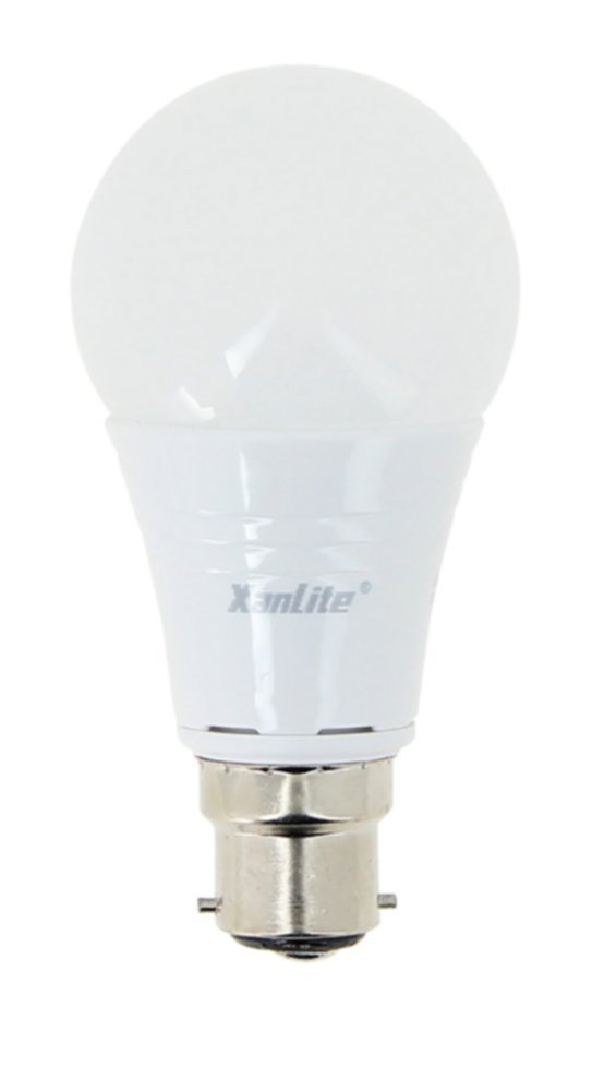 5 Ampoules LED Standard B22 9W 806lm Blanc chaud - XANLITE