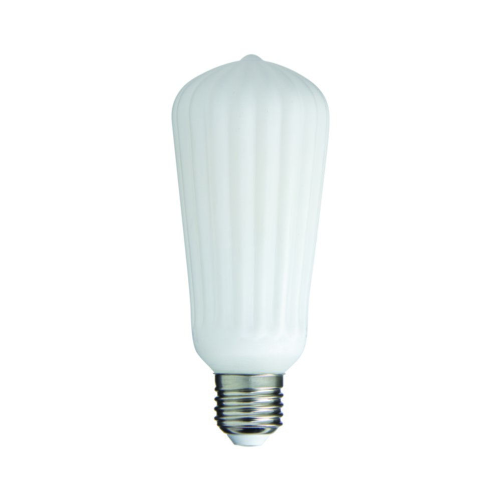 Ampoule Filament LED E27 déco verre opaque ST64 1055lm blanc chaud