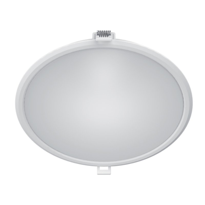 Dalle encastrable ronde 2200lm IP44 blanc saillie ou encastrable - XANLITE