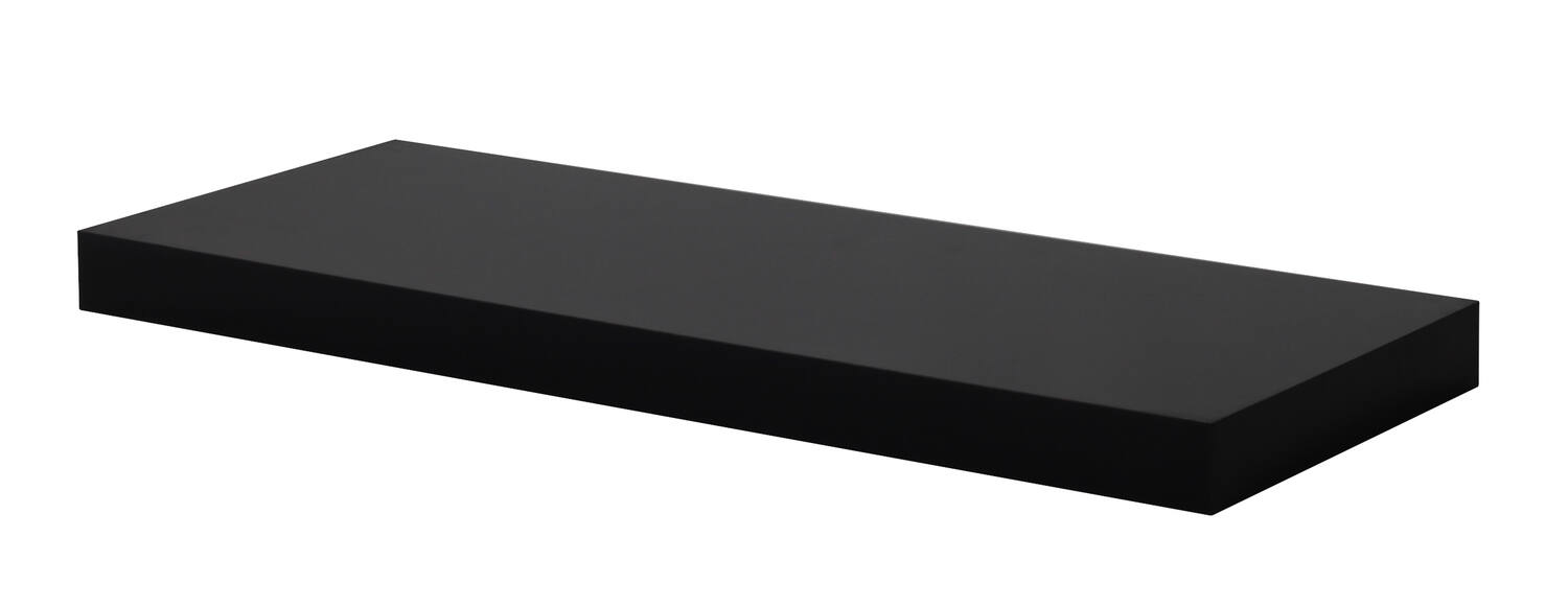 Tablette DS4 38 mm 90 x 23,5 cm noir - DECO SYSTEM