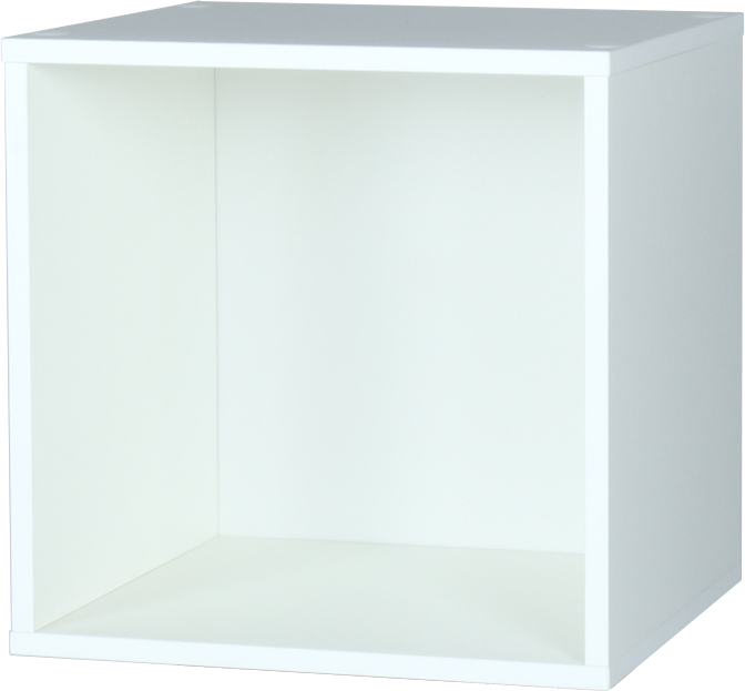 Étagère modulaire Cubbox 1 case 12mm 31,5x31,5x29,5cm blanc - DECO SYSTEM