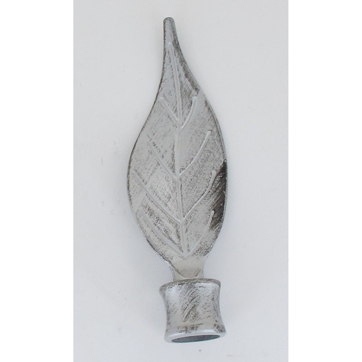 Lot de 2 embouts Feuille D20 argent/noir - LUANCE