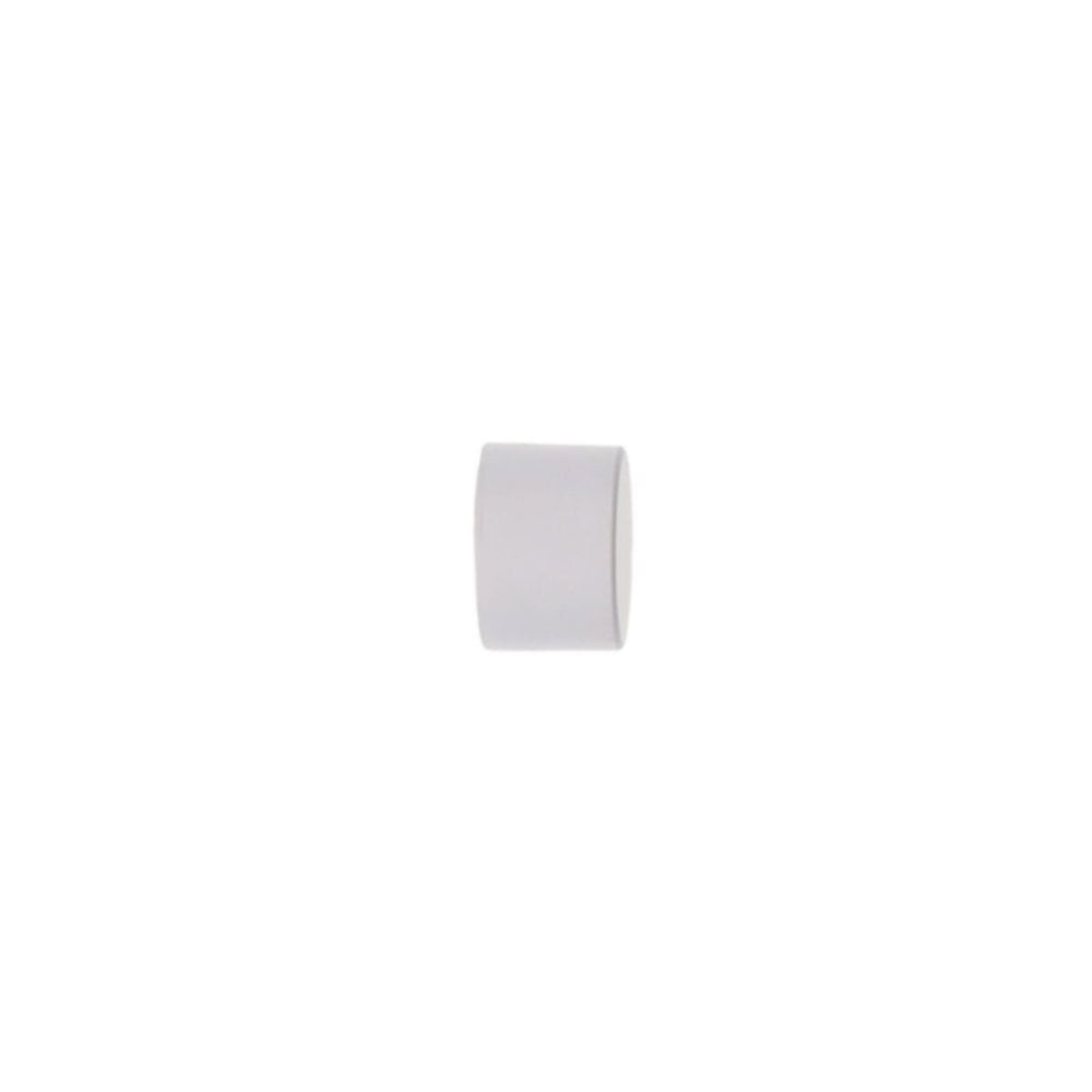 Lot de 2 embouts Bouchon D28 blanc mat