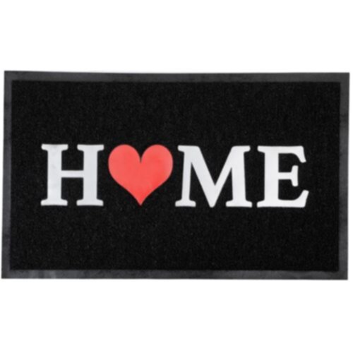 Tapis PVC Home 45 x 75 cm Home noir