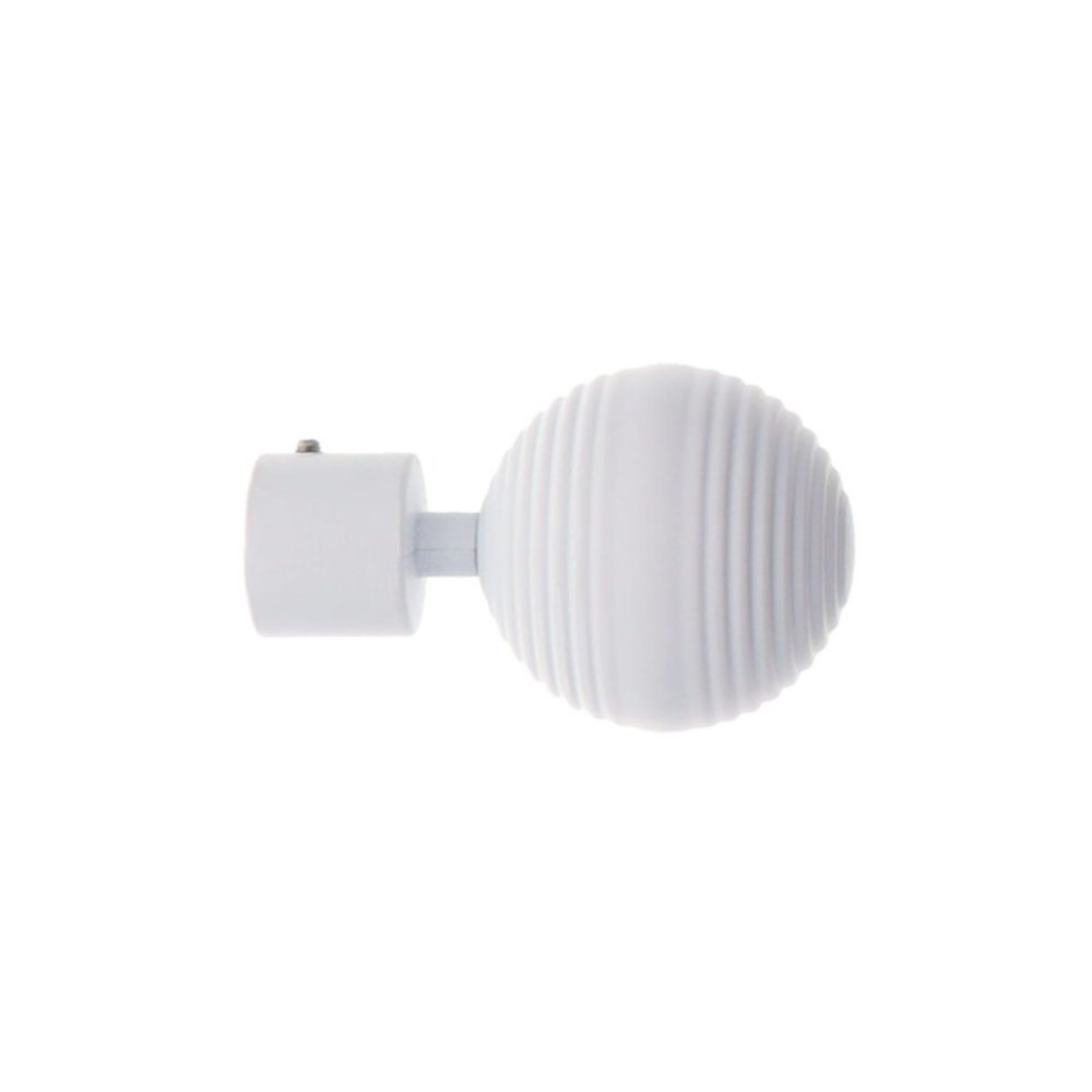 Lot de 2 embouts Globe D20 blanc mat