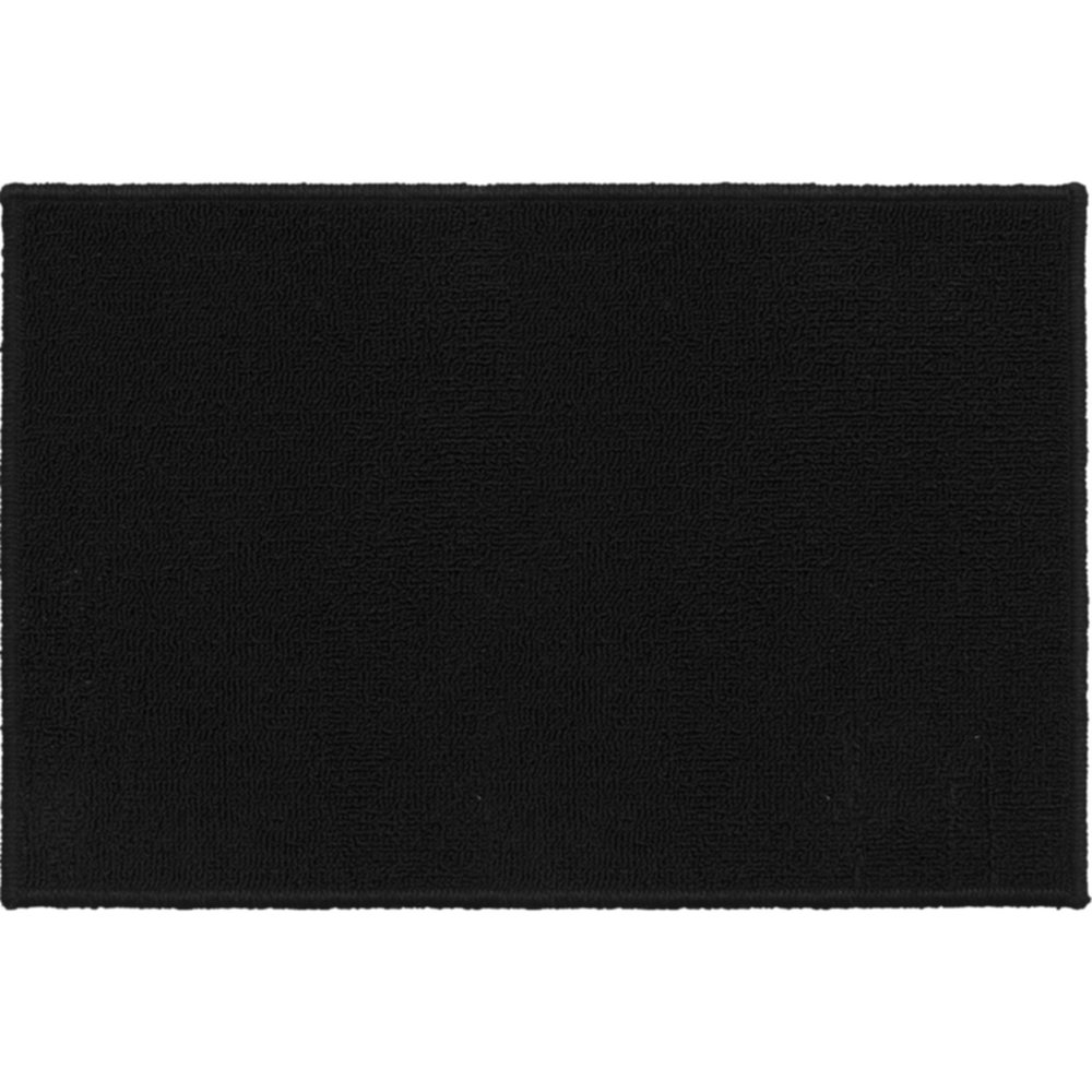 Tapis Anna 40 x 60 cm polypropylène noir - LUANCE