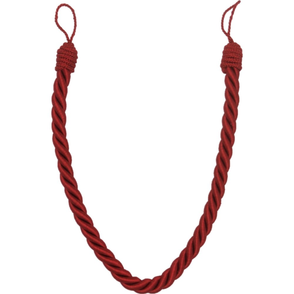 Embrasse cable polyester rouge piment - LUANCE