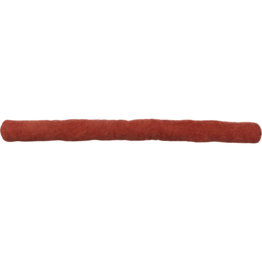 Boudin de porte simple bourrelet velours cotelé 80 cm terracotta - LUANCE