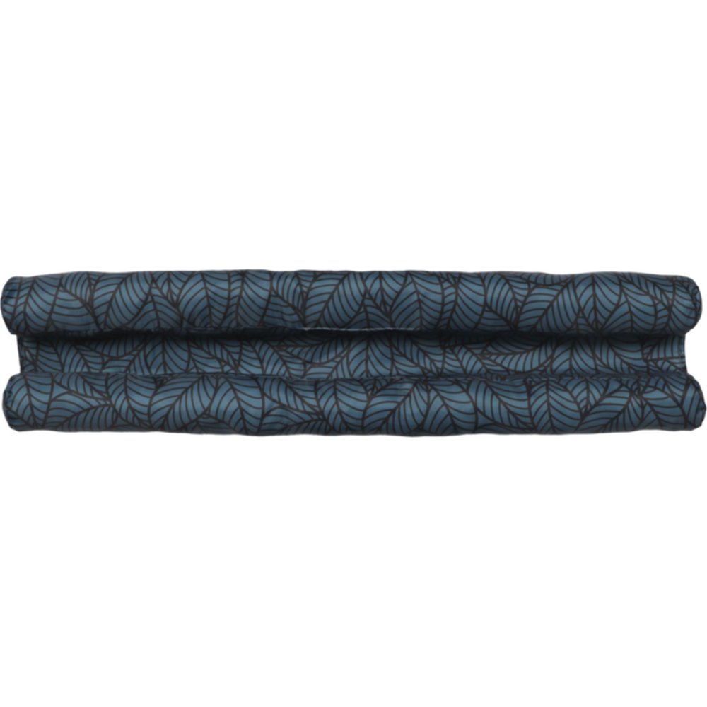 Boudin de porte double bourrelet Jungle 80 cm bleu canard - LUANCE