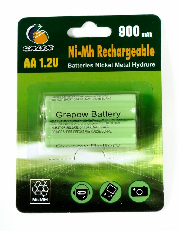 Batteries rechargeables 1,2V 600 mAh AA - GALIX